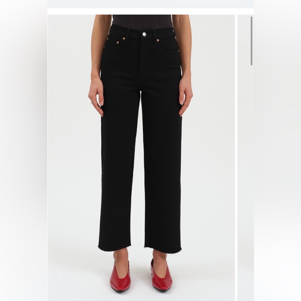 Daze Denim Pleaser Raw Hem High Waist Jeans
